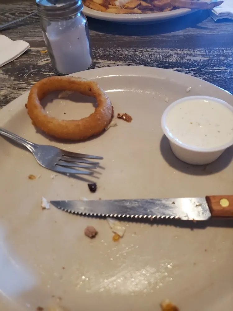 Finished Mushroom Swiss Burger